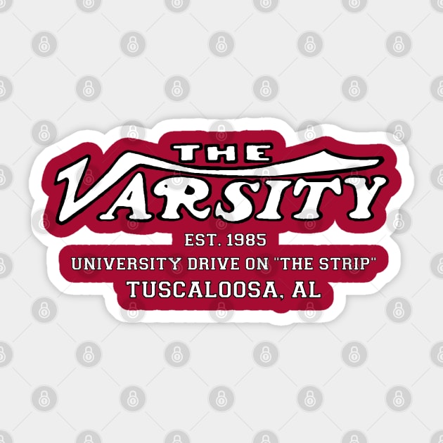 THE VARSITY TUSCALOOSA Sticker by thedeuce